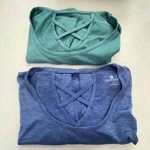 2 Pack Tuff Athletics Short Sleeve Tops